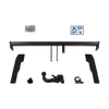 AUTO-HAK Dragkrok avtagbar Dragkulan insatt bakifrån