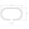Lasthållarsystem G3 Clop 127 cm