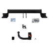 TowCar dragkrok avtagbar inkl. TowTec elsats 7polig universal