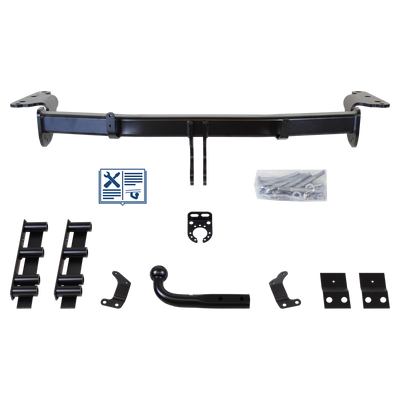 Brink dragkrok fast inkl. TowTec elsats 7polig universal