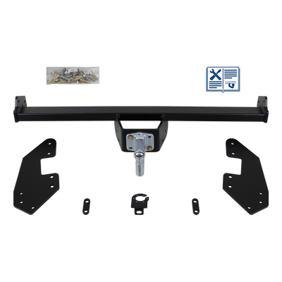AUTO-HAK dragbalk inkl. TowTec elsats 7-polig universal