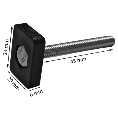 Adapter för T-spår 20x24 för G3 takboxar