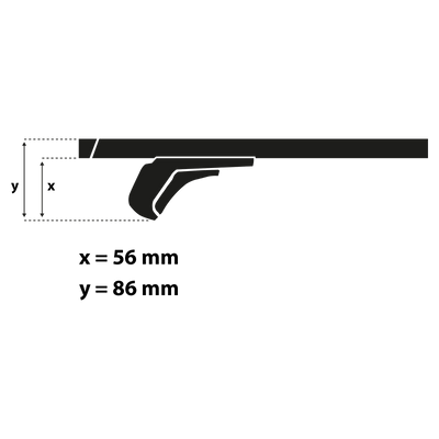 Lasthållarsystem G3 Clop airflow 110 cm