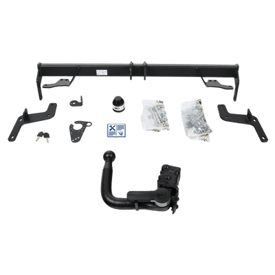 GDW dragkrok avtagbar inkl. TowTec elsats 7polig universal