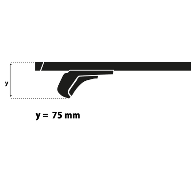 Lasthållarsystem Menabo Ariete 81,5 - 119,5 cm