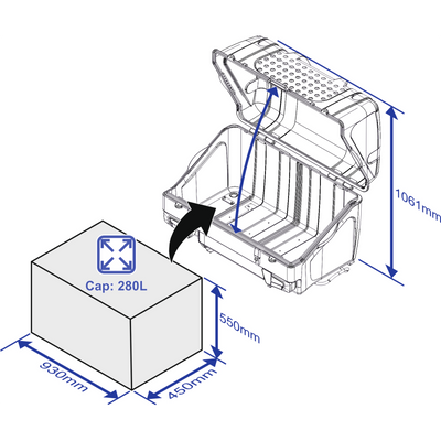 Bakbox TowBox V1 svart