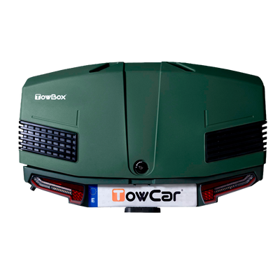 Transportbox för dragkroken TowBox V3 grön